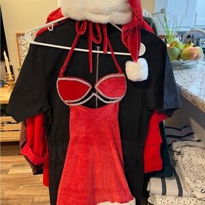 Red Santa Dress with Hat